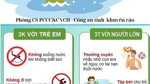 Tuyên truyền phòng chống đuối nước trẻ em