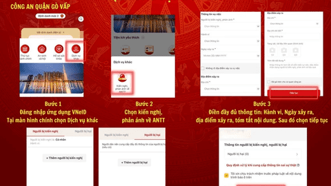 tính năng tích hợp thông tin đối tượng tuy nã trên VNeID