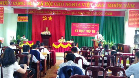 HĐND THỊ TRẤN ĐẮK MÂM: Tổ chức kỳ họp thứ 10, khóa VI, nhiệm kỳ 2021-2026