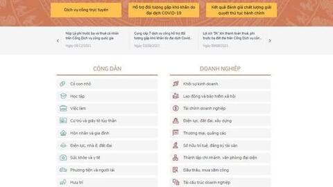 Cổng DVC quốc gia thành 'một cửa số' duy nhất: Giao diện Cổng DVC cấp tỉnh sẽ đóng từ 01/7/2025