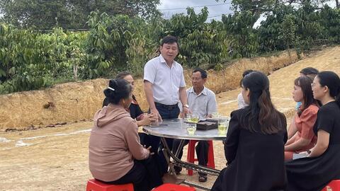 THỊ TRẤN ĐẮK MÂM - XÂY DỰNG NHÀ ĐẠI ĐOÀN KẾT